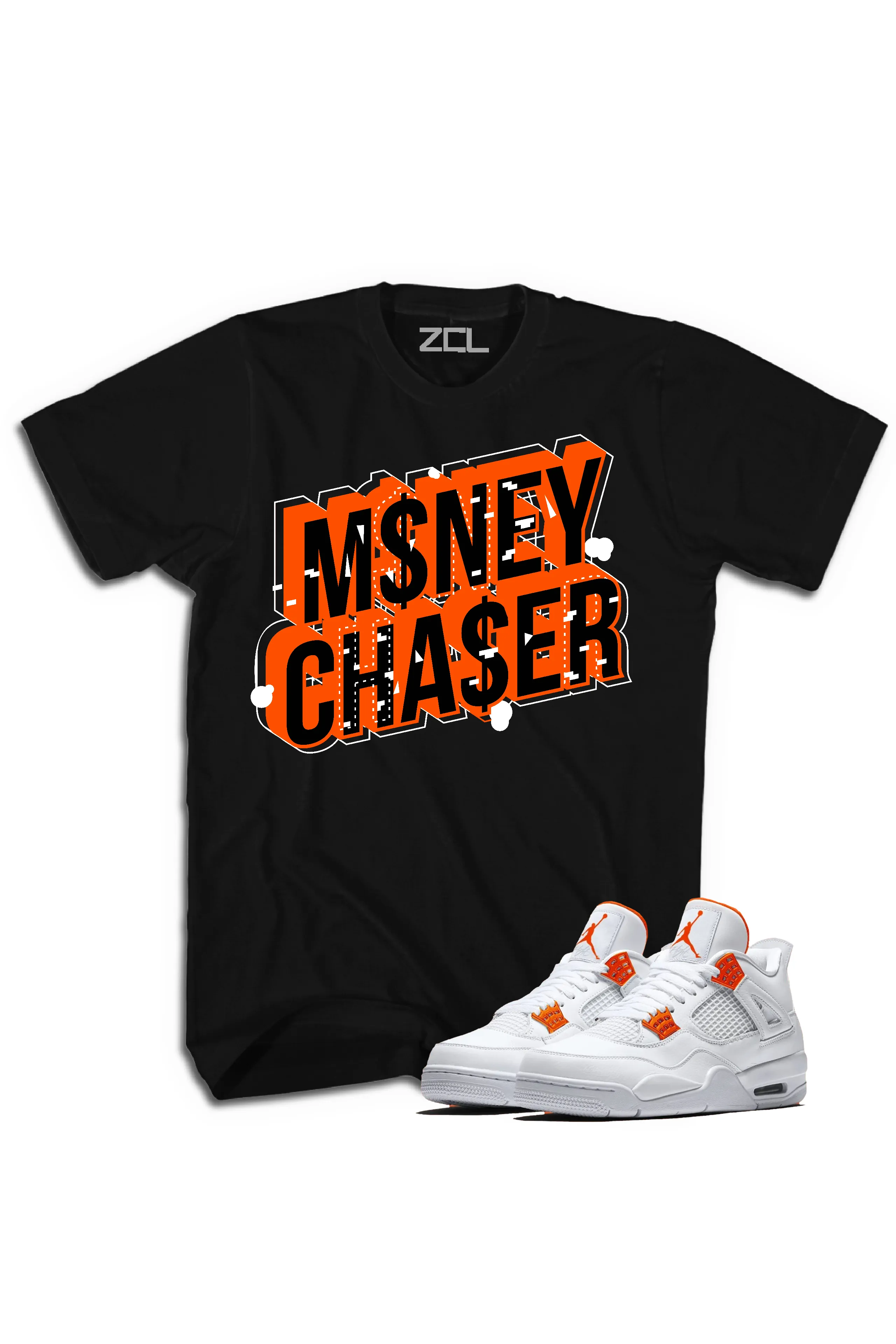 Air Jordan 4 "Money Chaser" Tee (Metallic Orange)