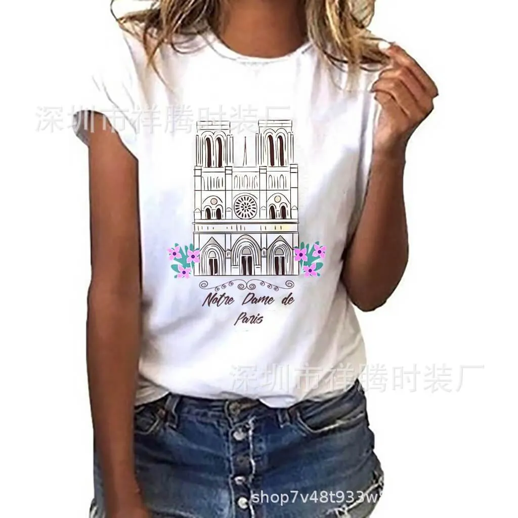 Architecture Print T-shirt