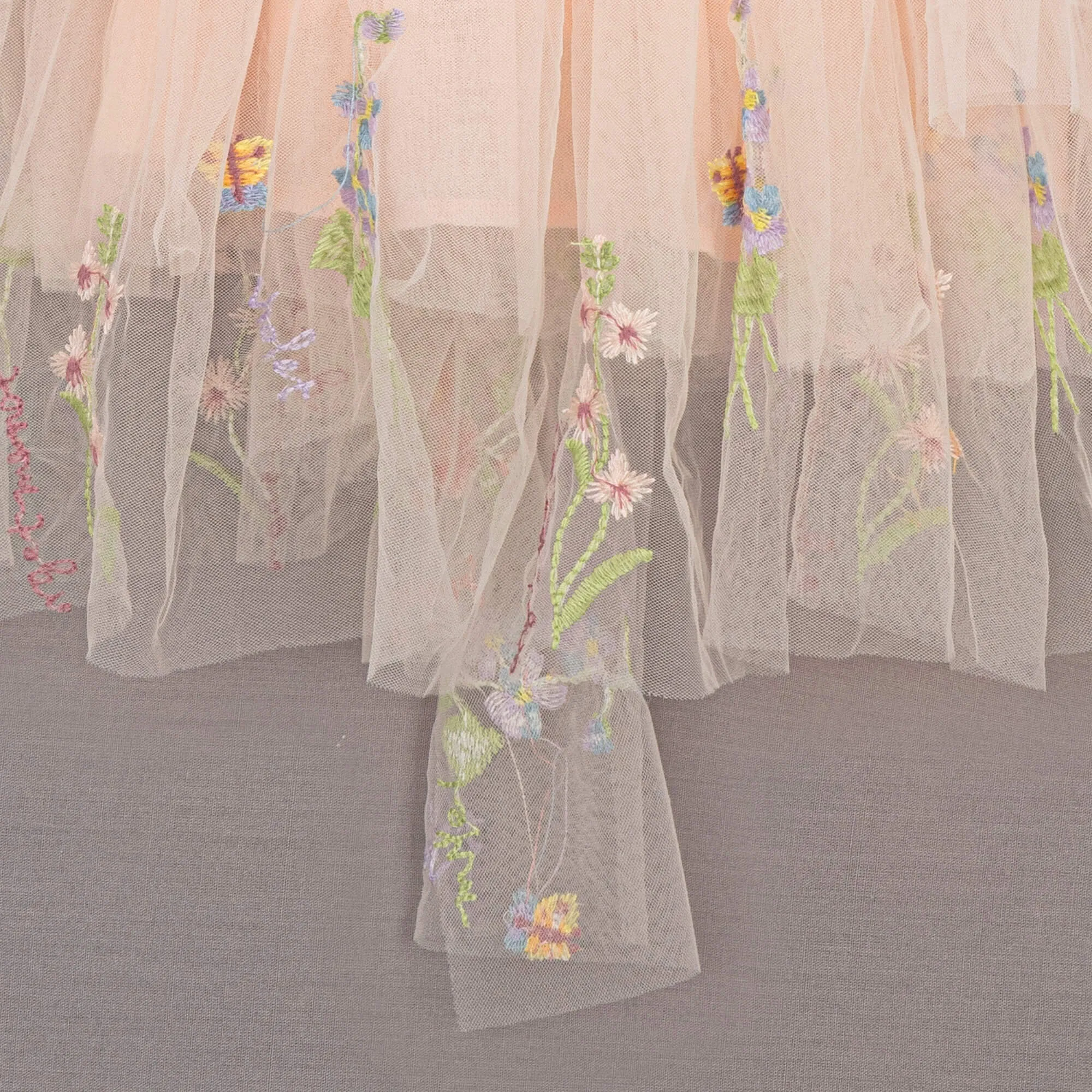 Baby Enchanted Angel Dress - Embroidered Pink