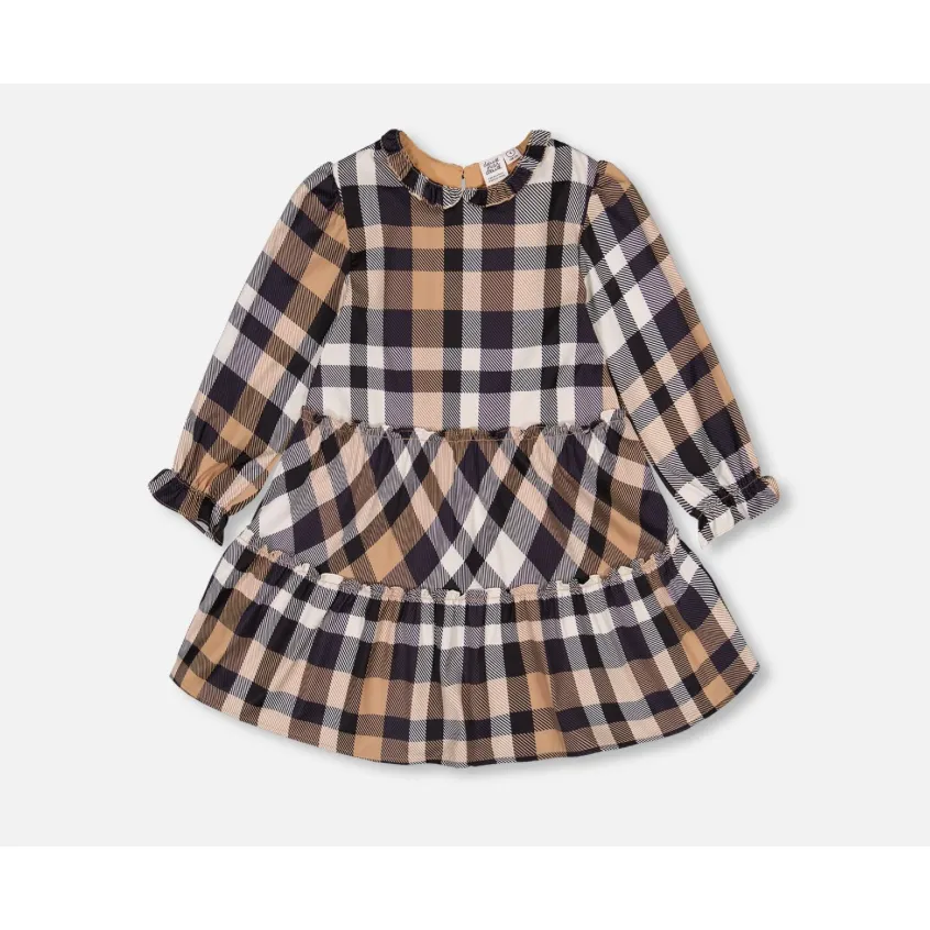 Birch Tawny Plaid Dress