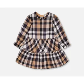 Birch Tawny Plaid Dress