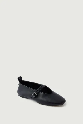 BLACK MADELINE BALLET FLATS