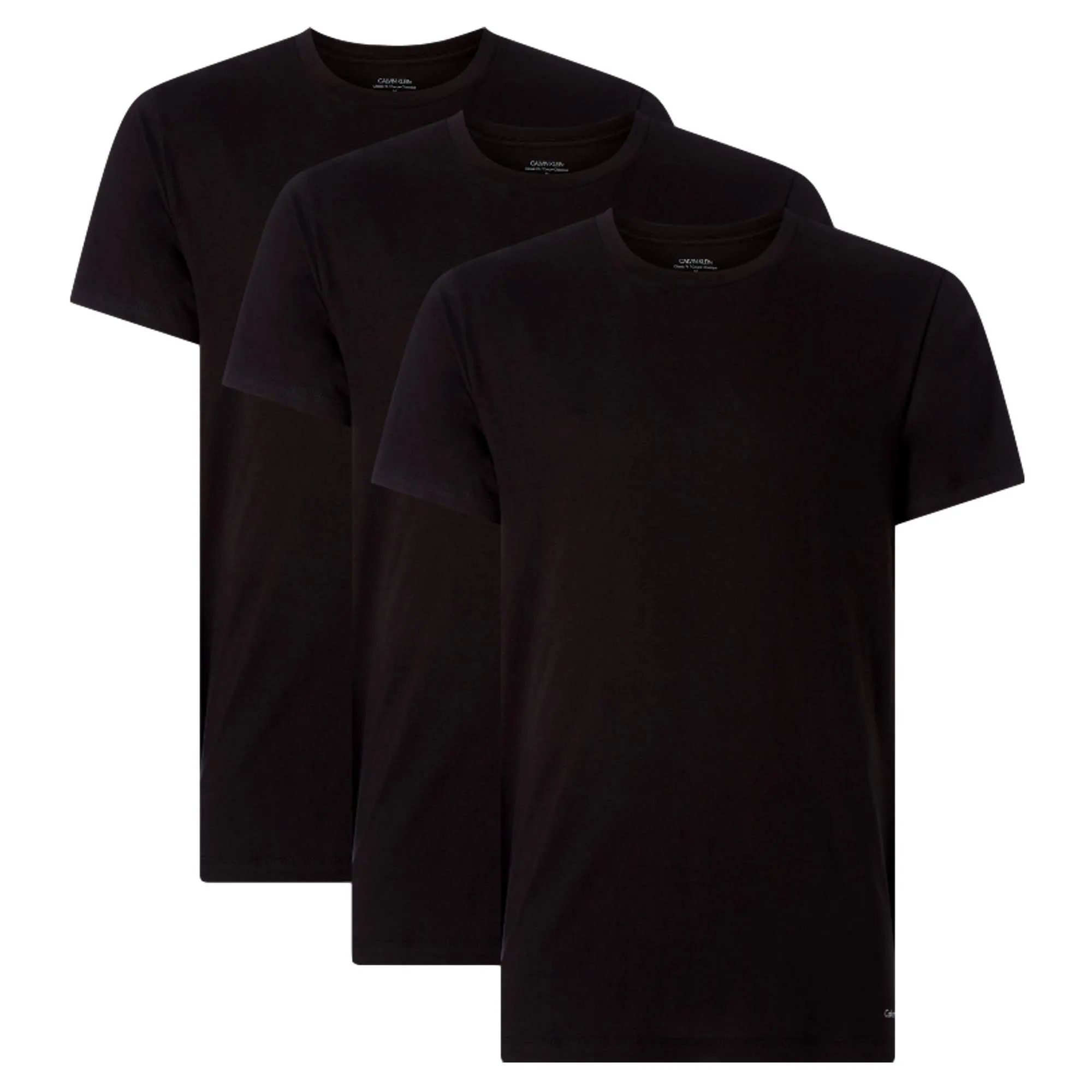 Calvin Klein Cotton Classics Crew Neck T-Shirt 3 Pack - Black