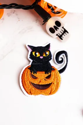 Cat-O-Lantern Embroidered Patch