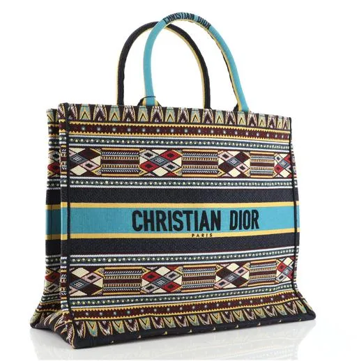 Christian Dior Multicolor Book Tote