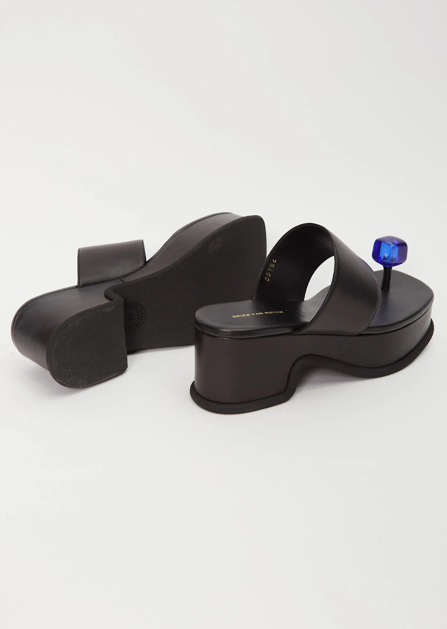 Chunky Leather Platform Sandal