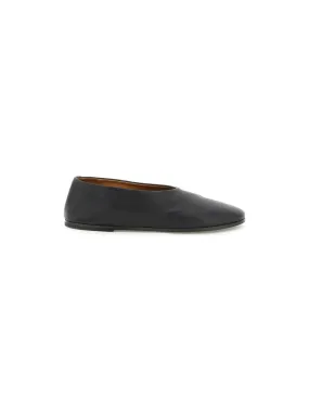 Coltellaccio Leather Ballerina Flats