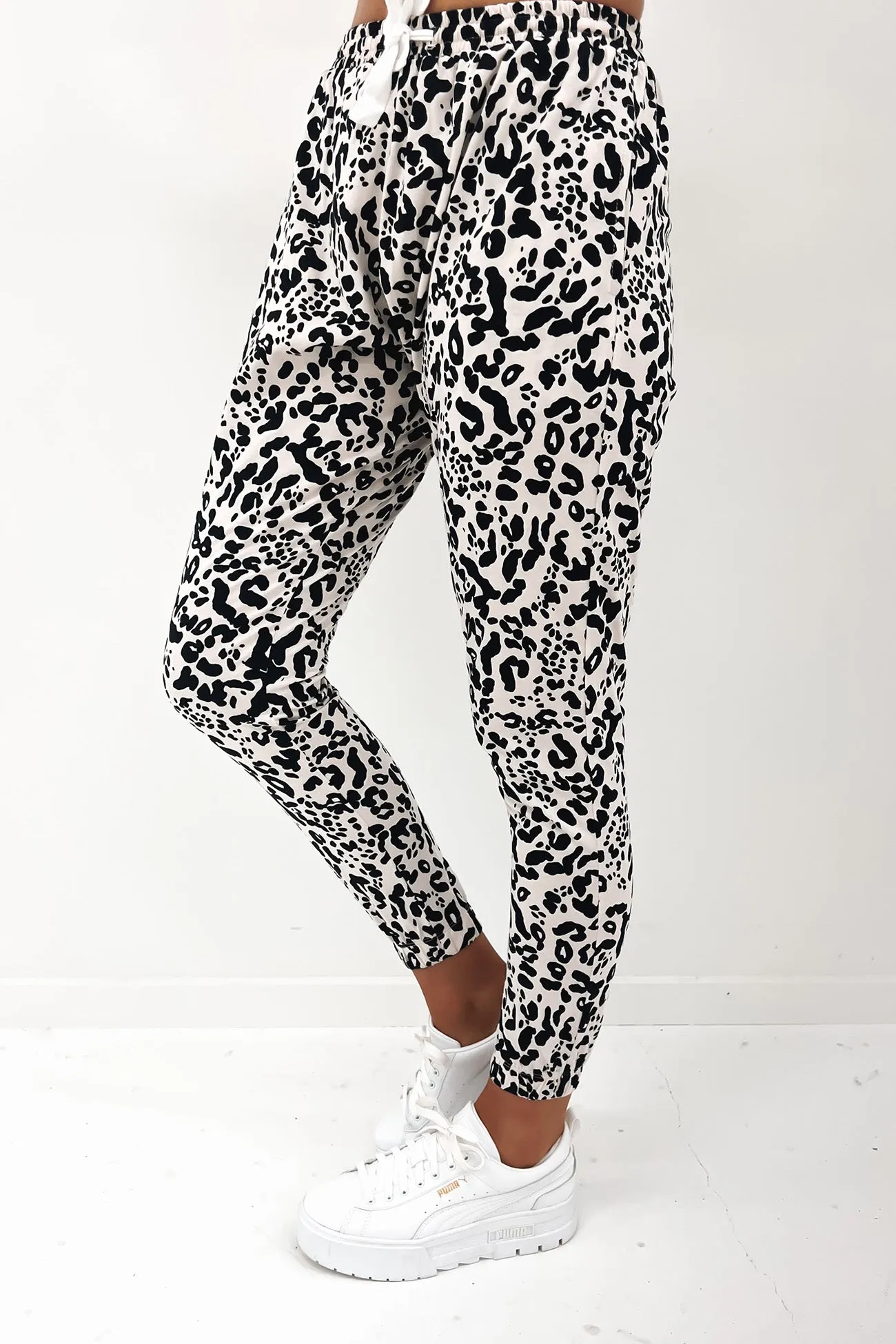 Comeback Pant Creme Leopard