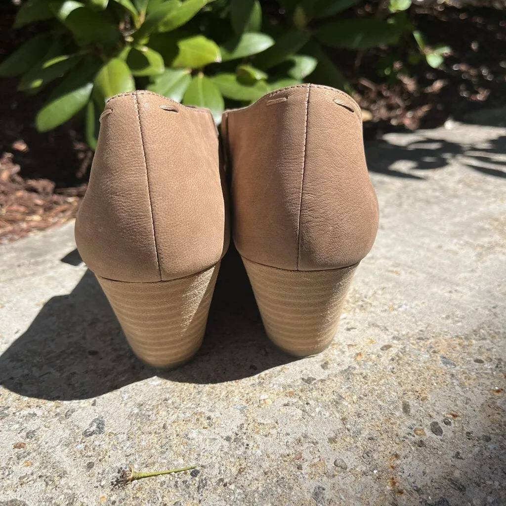 Eileen Fisher New Mango Leather Cork Sandals - Size 9