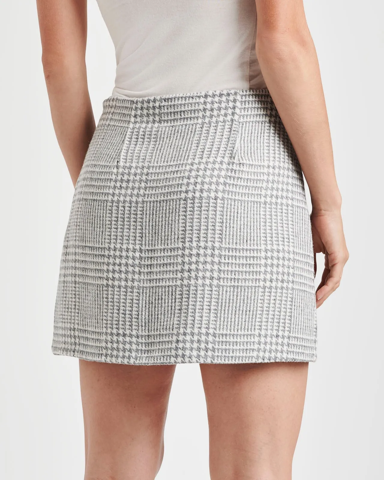 Elliott Plaid Mini Skirt