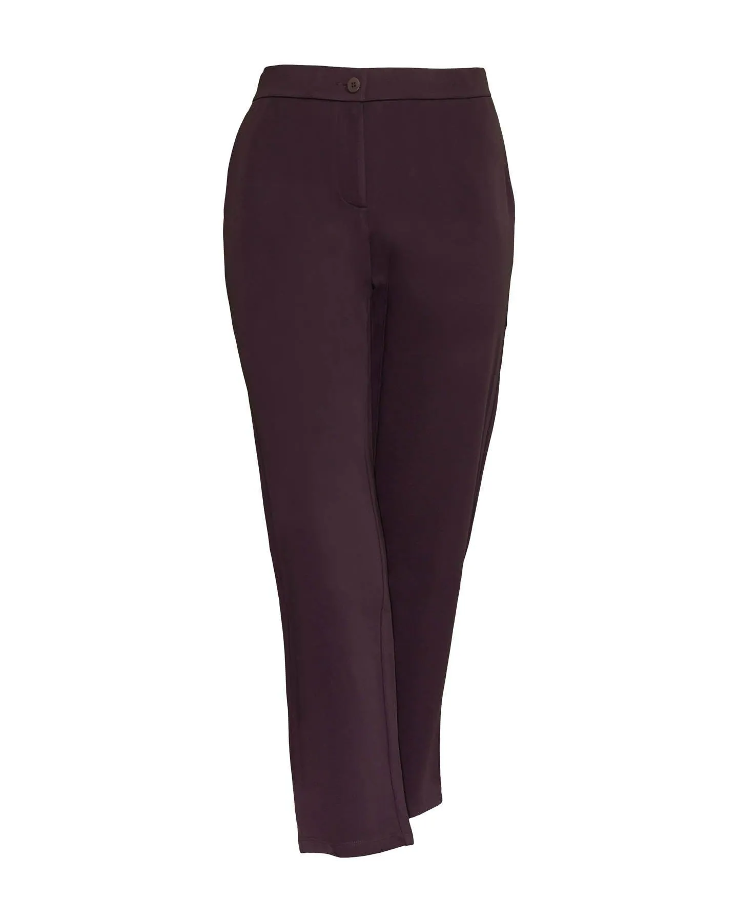 Flex Ponte Slouchy Ankle Pant Cassis