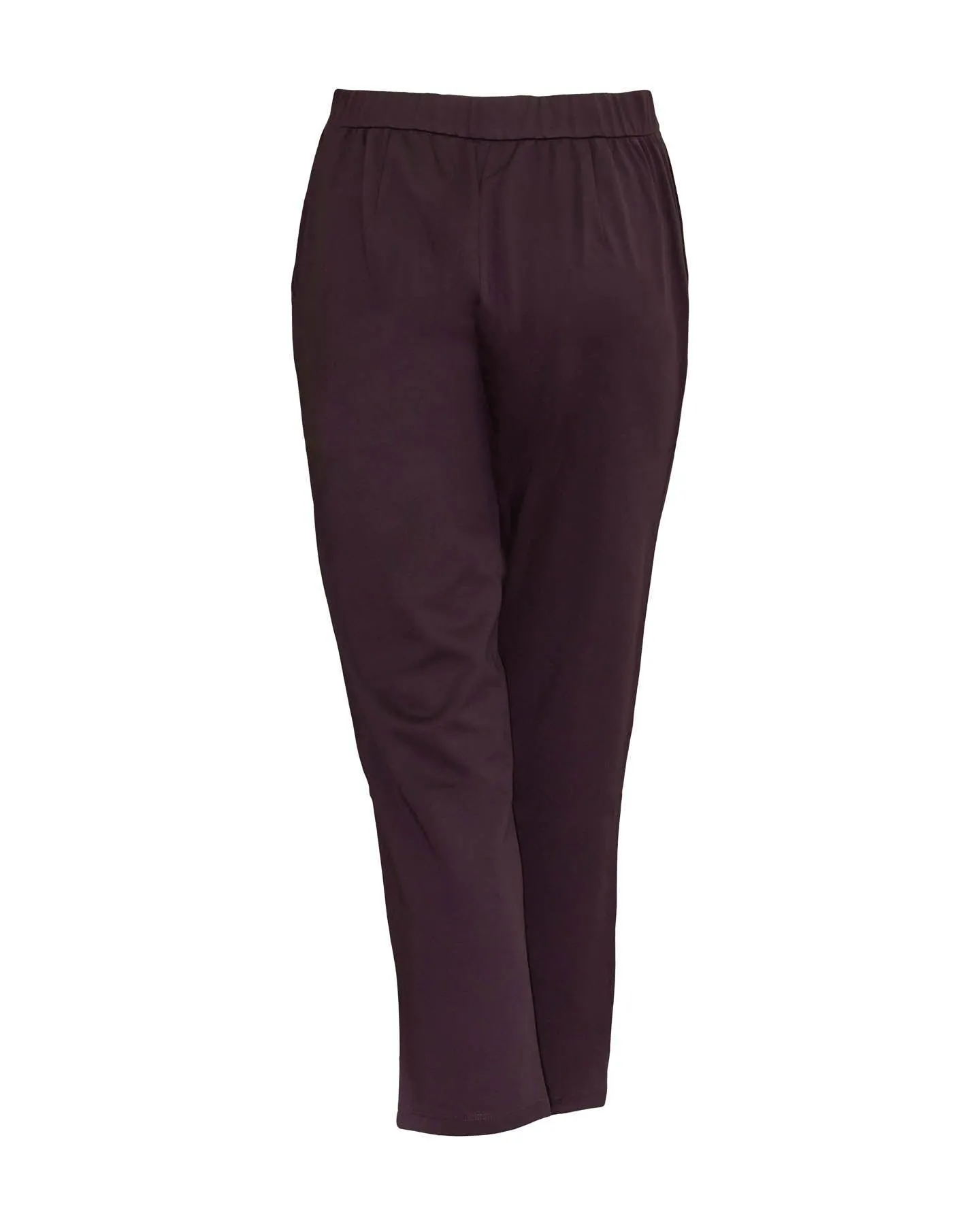 Flex Ponte Slouchy Ankle Pant Cassis