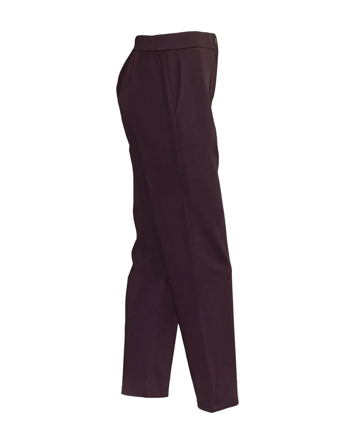 Flex Ponte Slouchy Ankle Pant Cassis