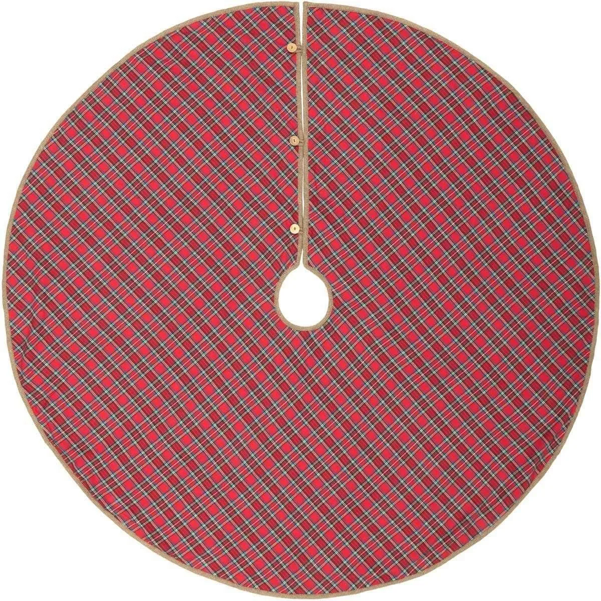 Gavin Christmas Tree Skirt 55 VHC Brands