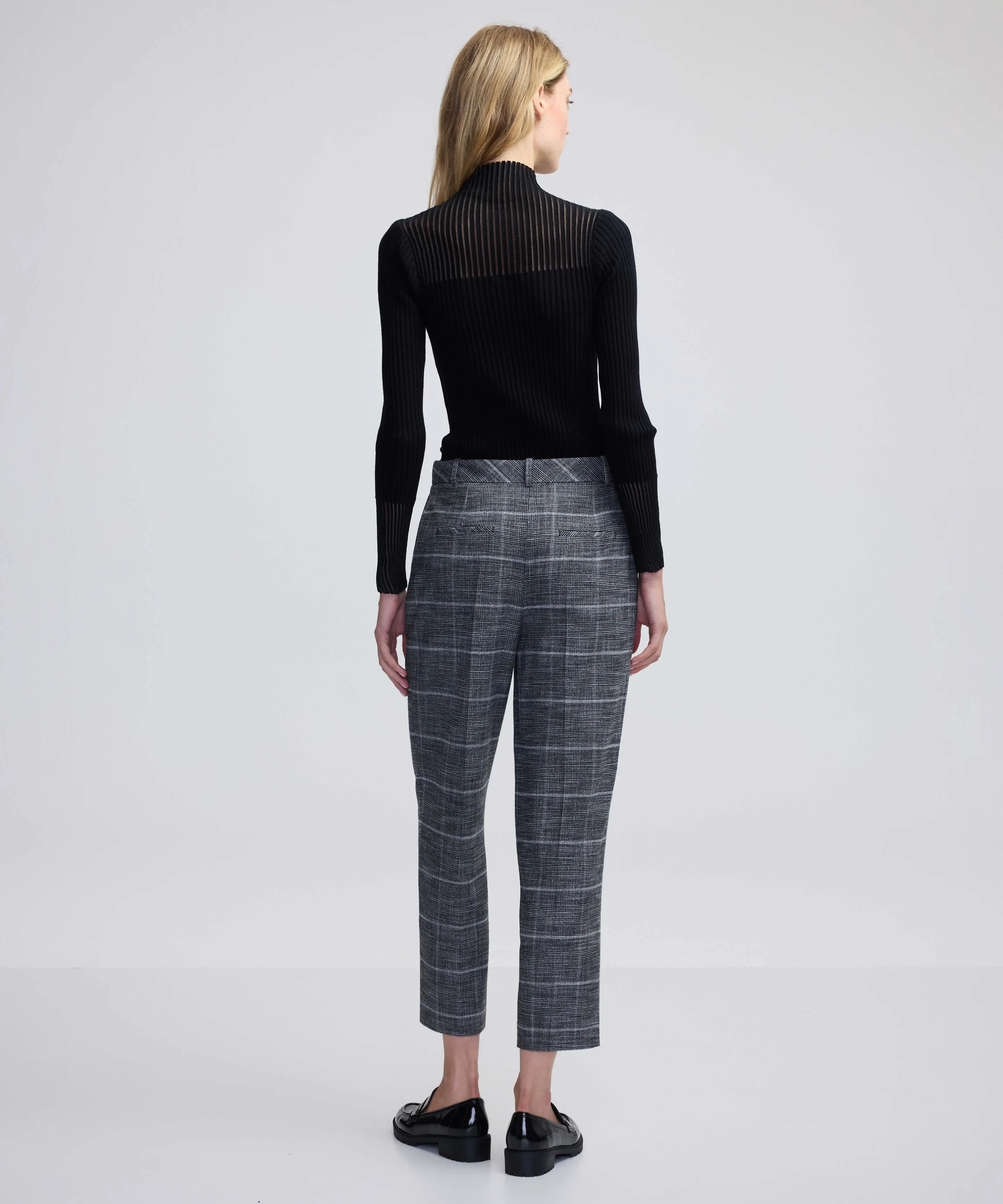 Ipekyol Plaid Pattern Trousers Grey