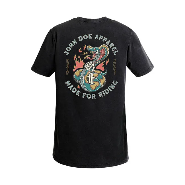 John Doe Snake II T-Shirt Black