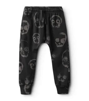 light faded skulls baggy pants