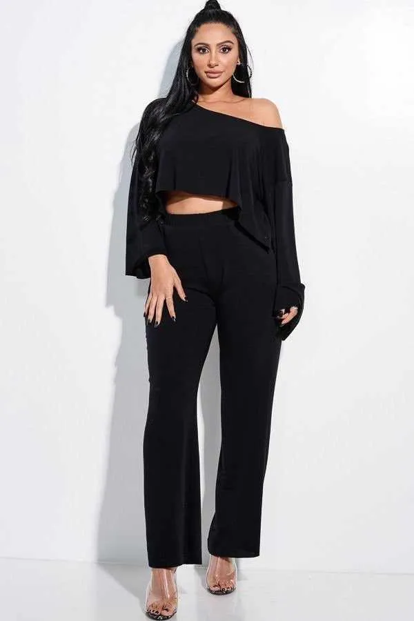 Long Slouchy Top And Pants Set