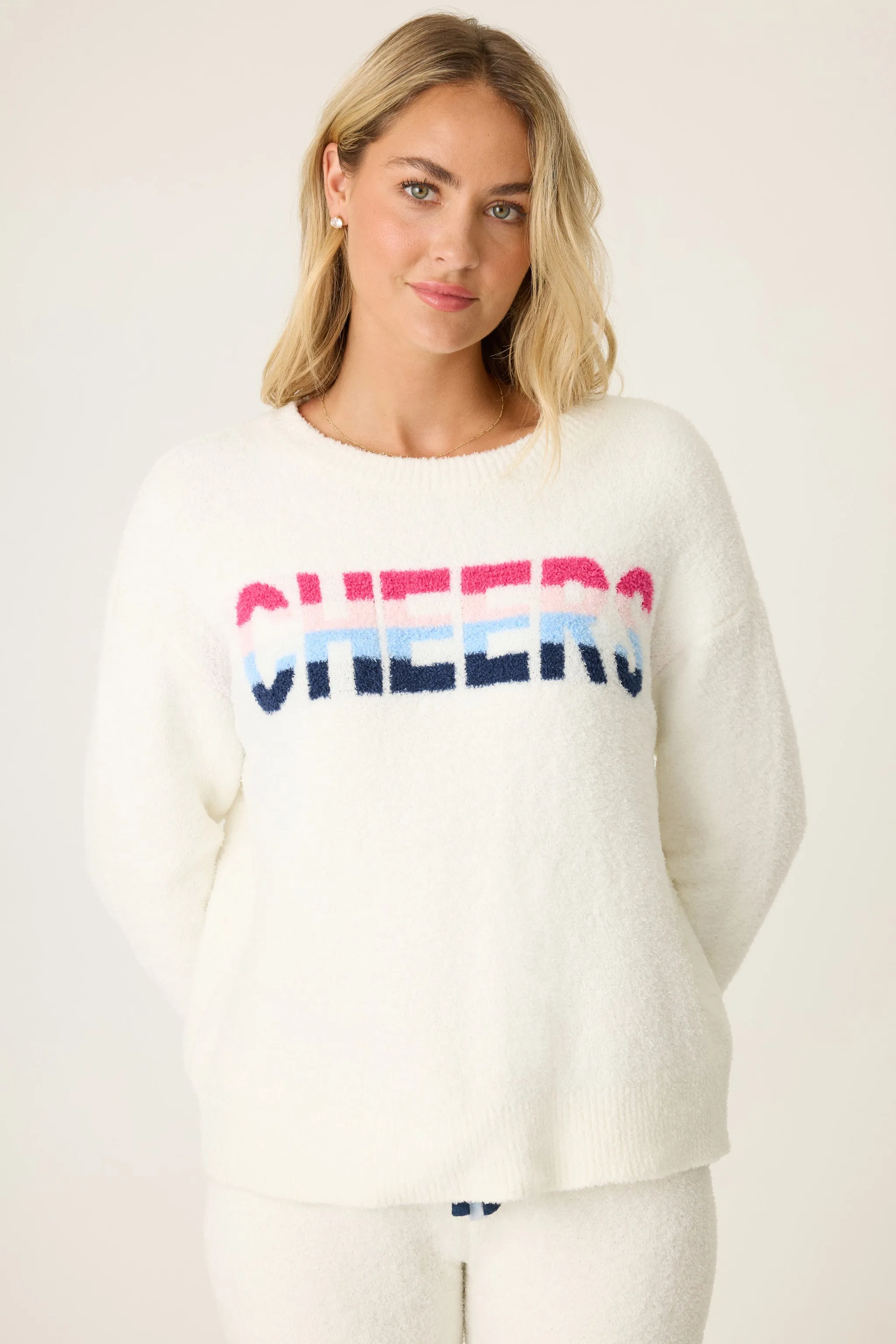 Marshmallow Party Cheers Snuggle Sweater