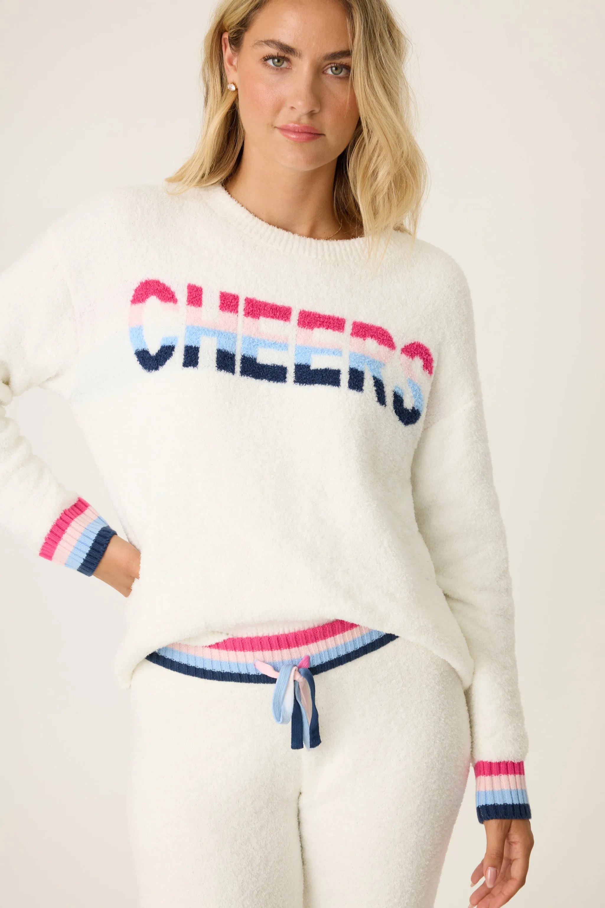 Marshmallow Party Cheers Snuggle Sweater