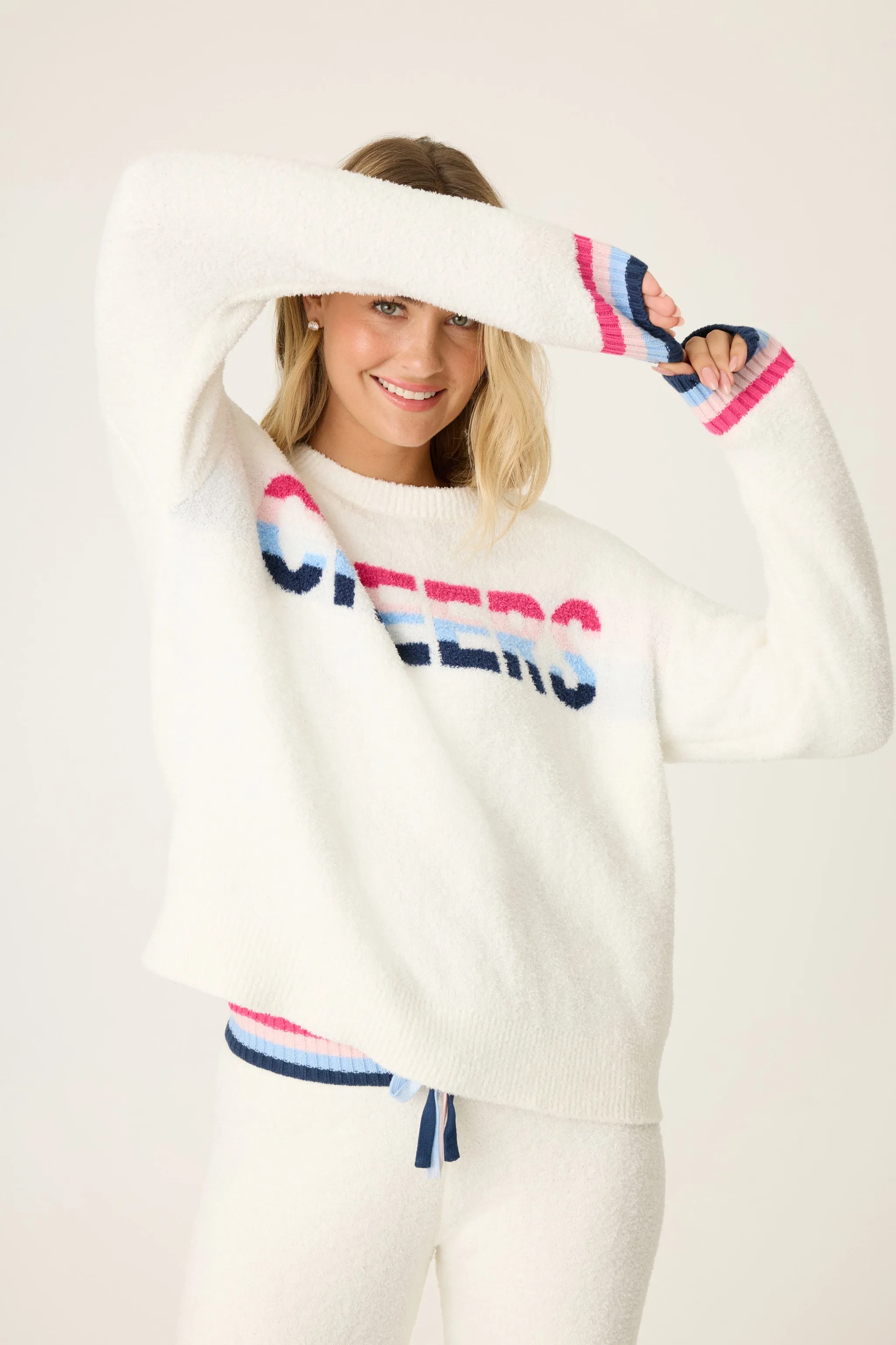 Marshmallow Party Cheers Snuggle Sweater