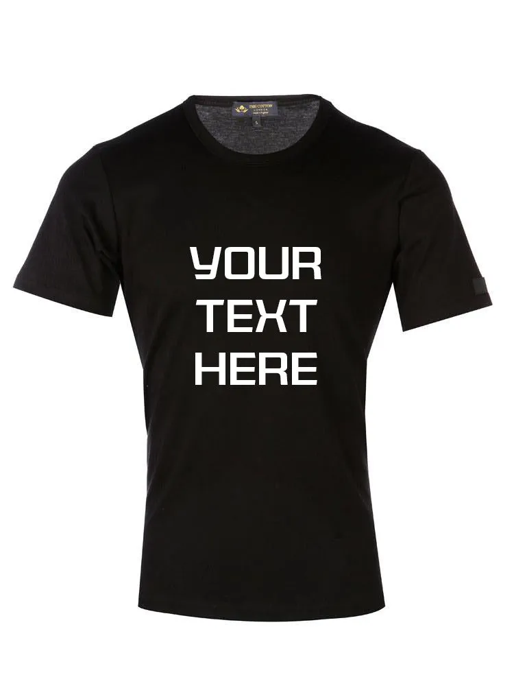 On Demand Print T-Shirt - Black