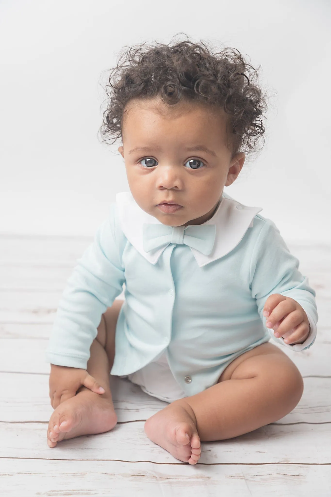 Organic Cotton Bow Tie Collar | Lemon