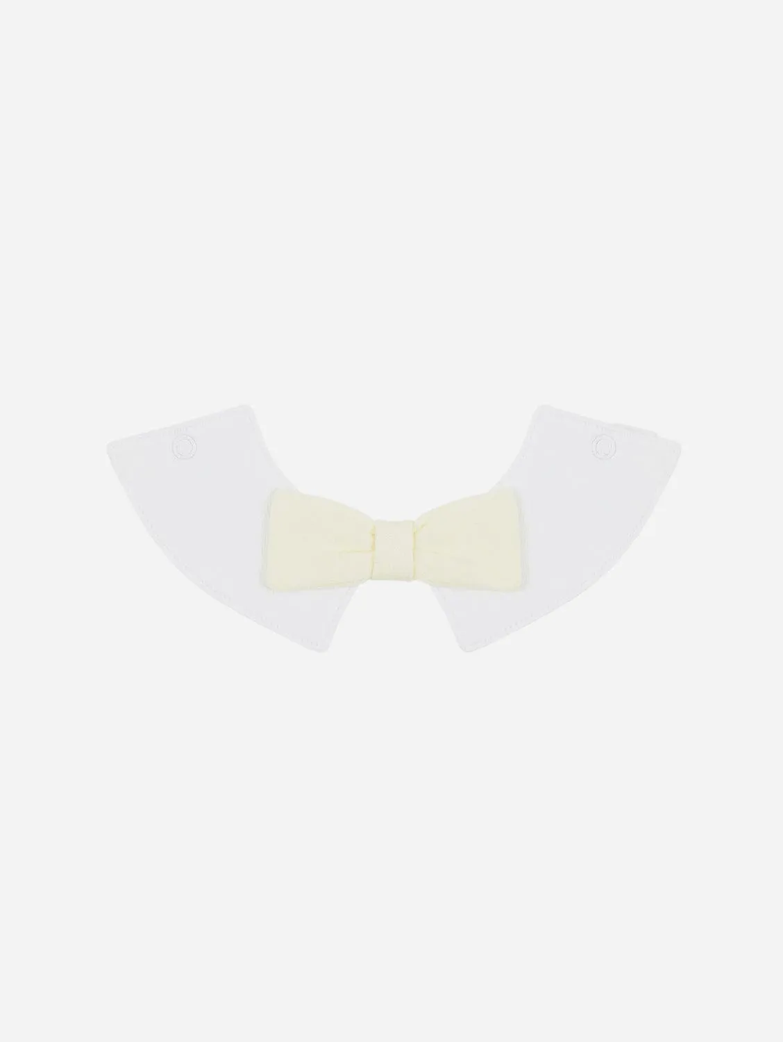 Organic Cotton Bow Tie Collar | Lemon