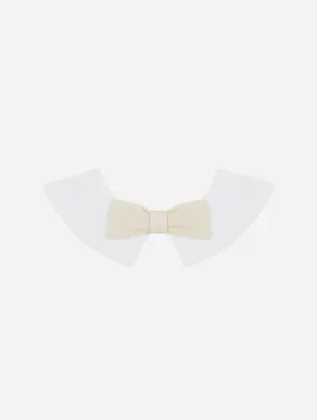 Organic Cotton Bow Tie Collar | Oatmeal