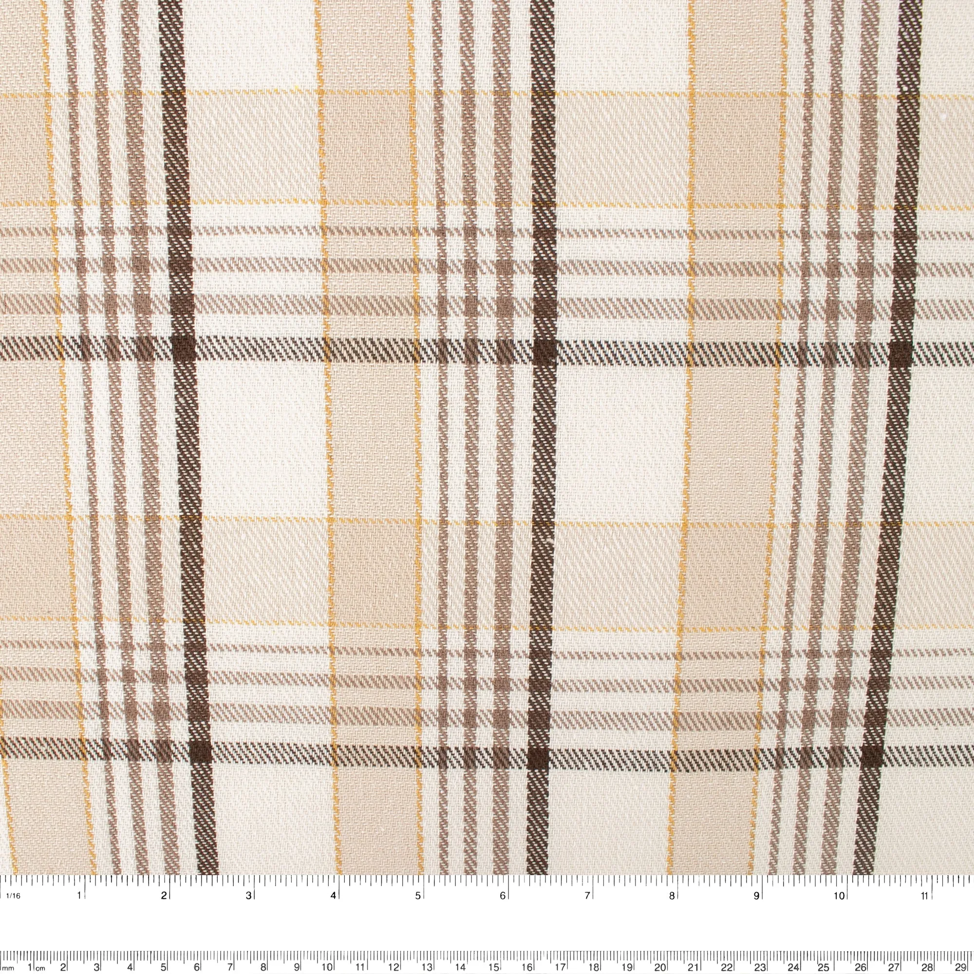 Plaid jacketing - LUMBERJACK - Beige