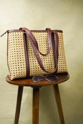 Rattan Tote Cane Bag