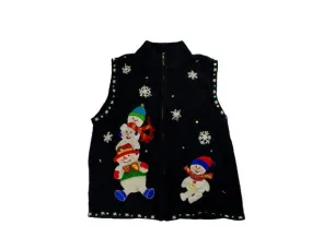 Snow Play-Small Christmas Sweater