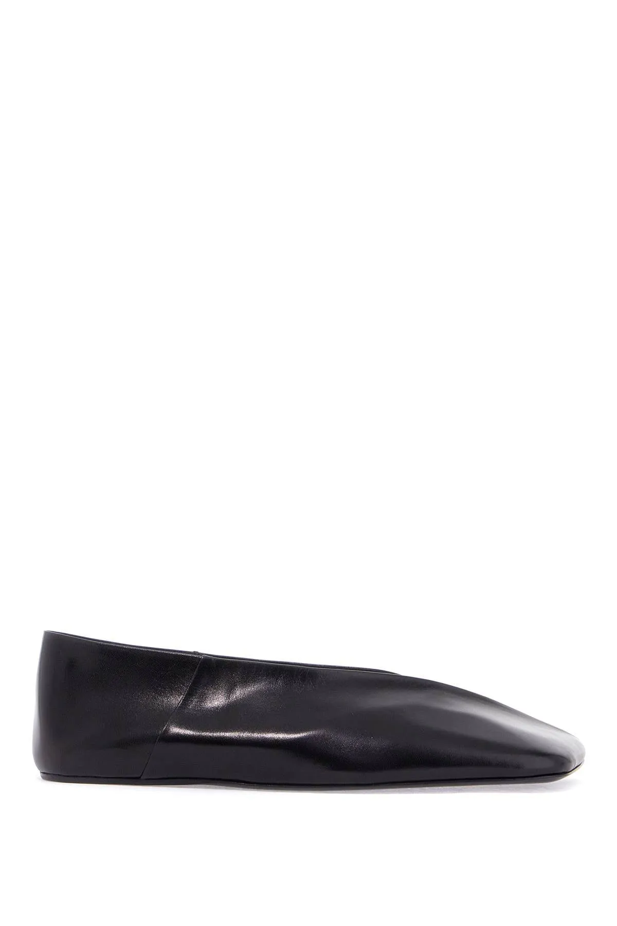 Square Ballet Flats - Leather - Shoes