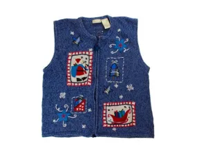 Stars And Stitching-Medium Christmas Sweater