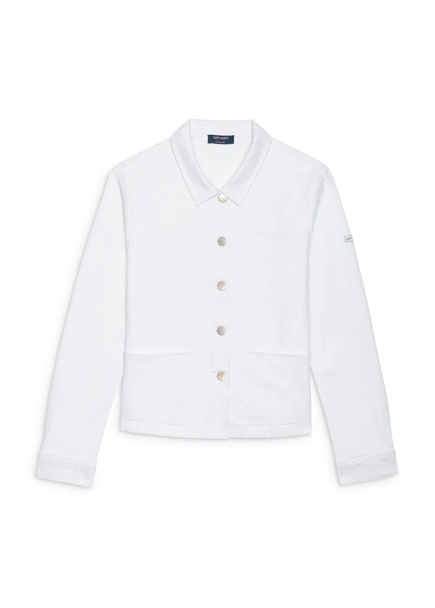 STE TEA - Jacket in Cotton Canvas for Women (WHITE)