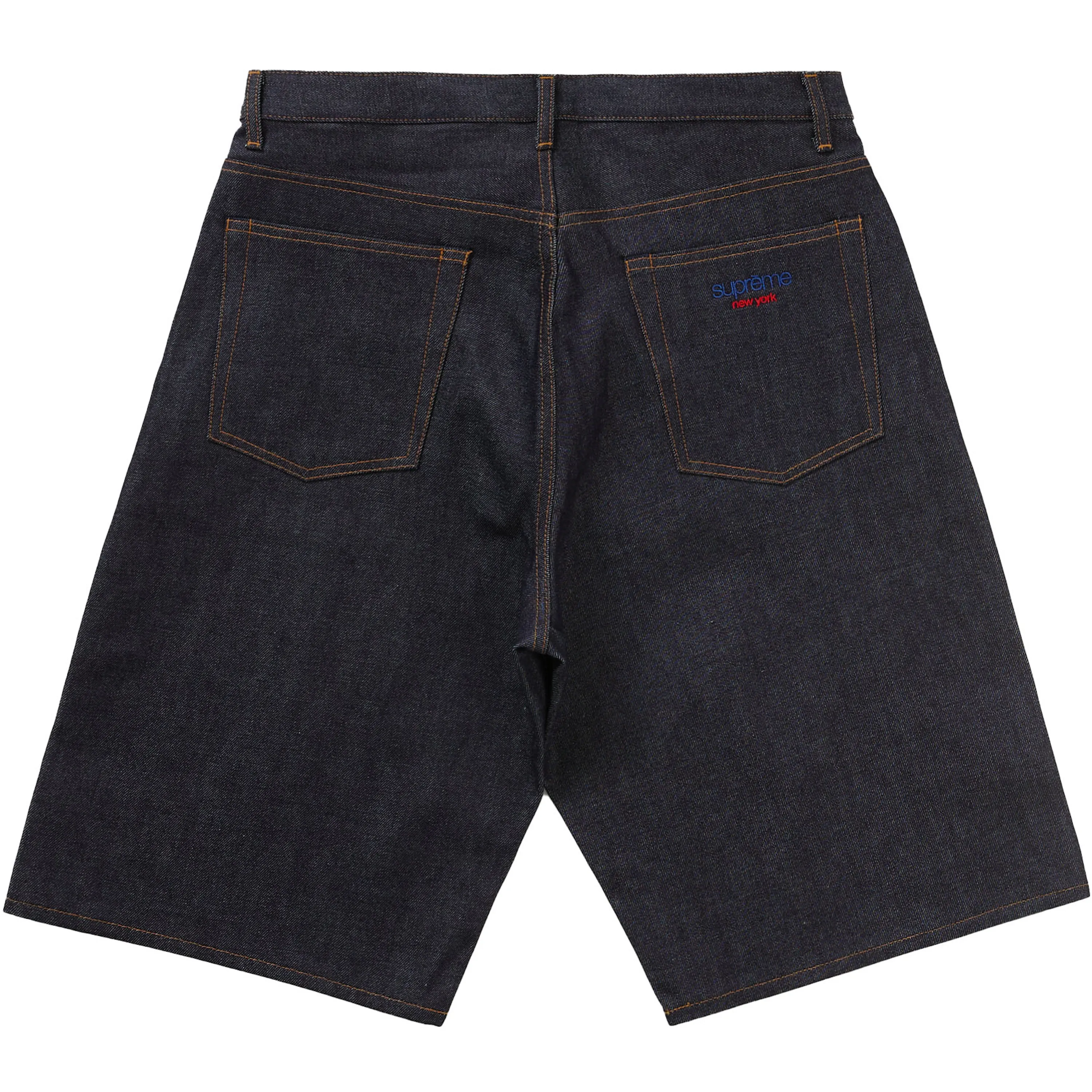 Supreme Rigid Selvedge Indigo Baggy Denim Shorts