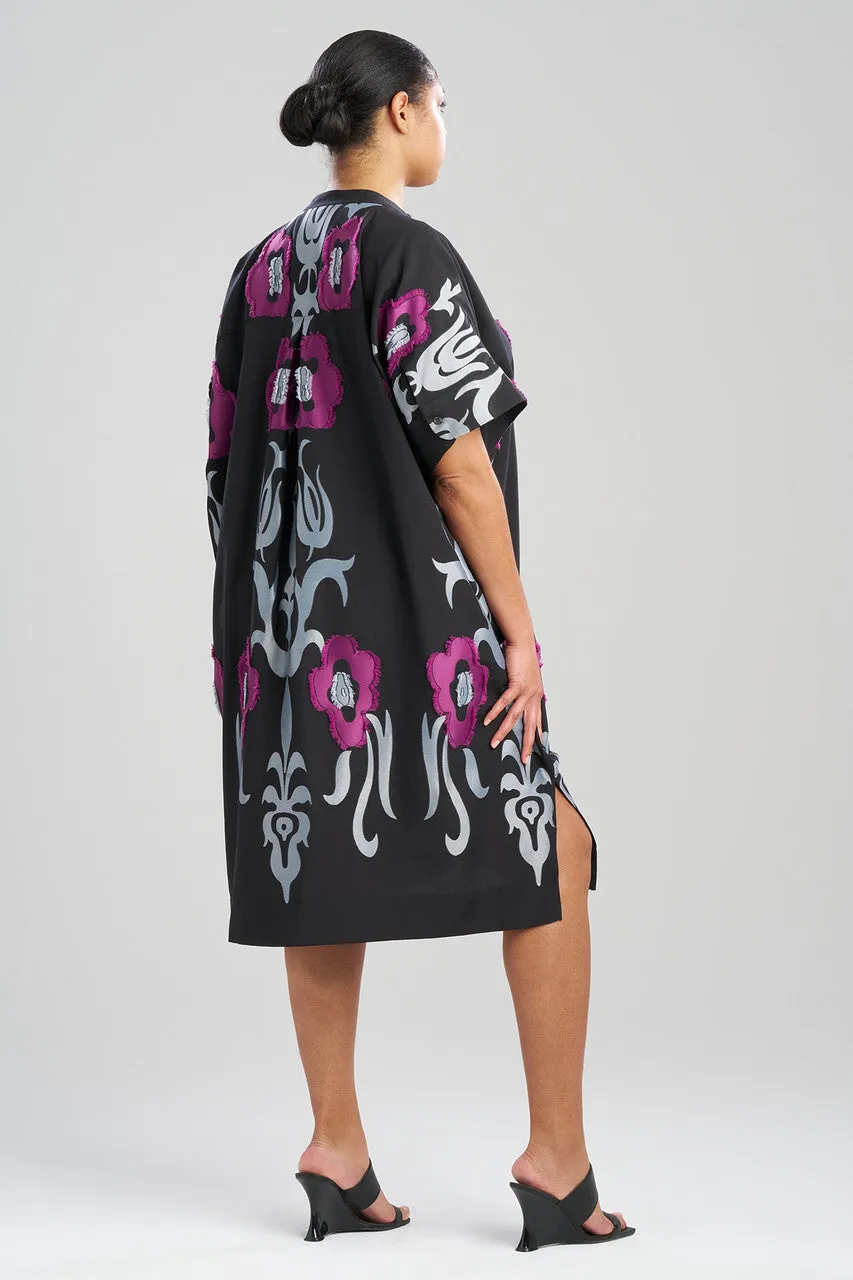 Suzani Jacquard Oversized Caftan Dress