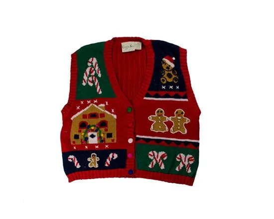 Sweet Vest-Small Christmas Sweater