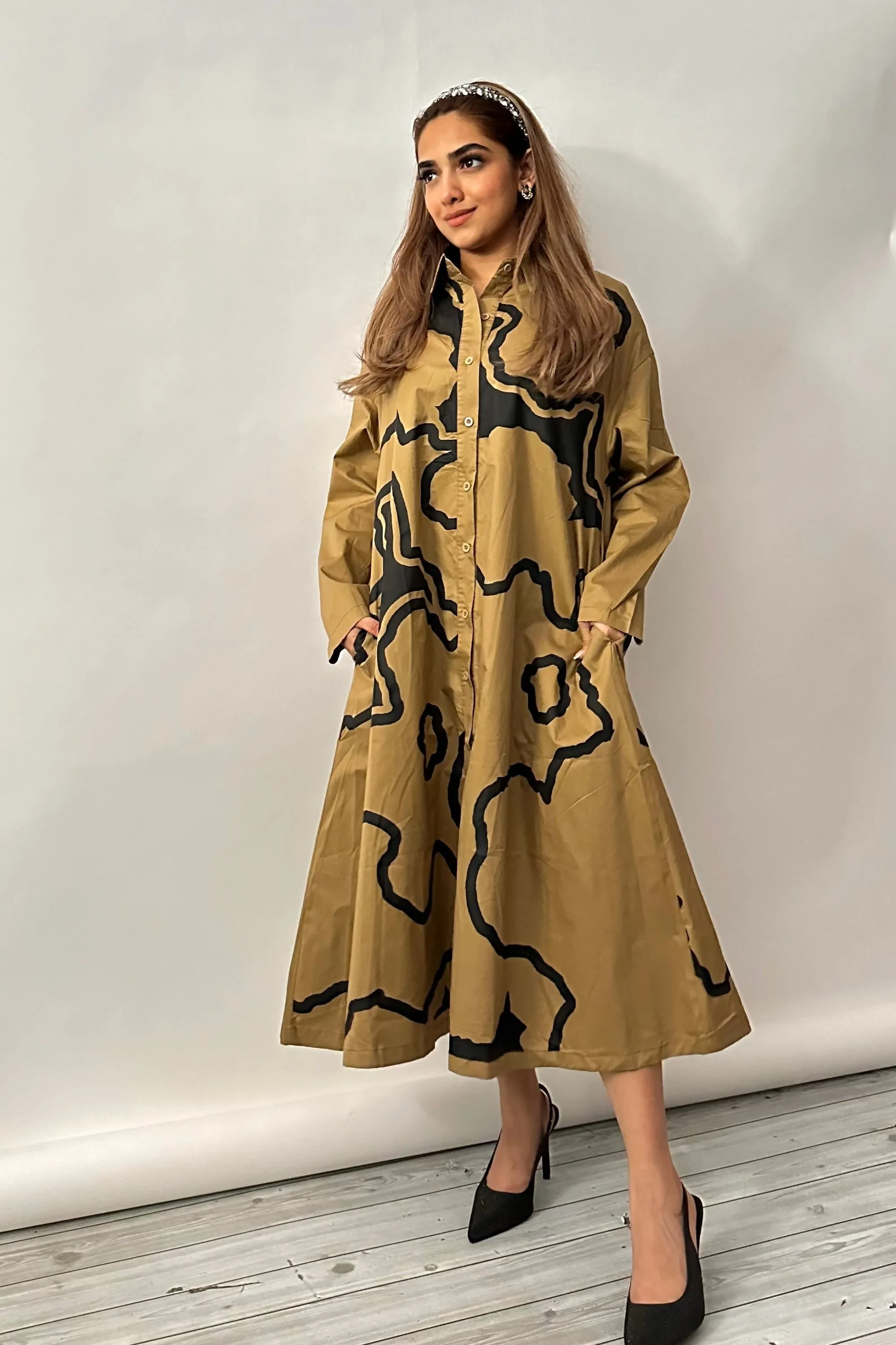 Uptown Oversized Shirt Dress