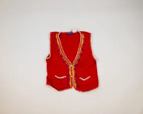 Wonderfully Beaded-Small Christmas Sweater