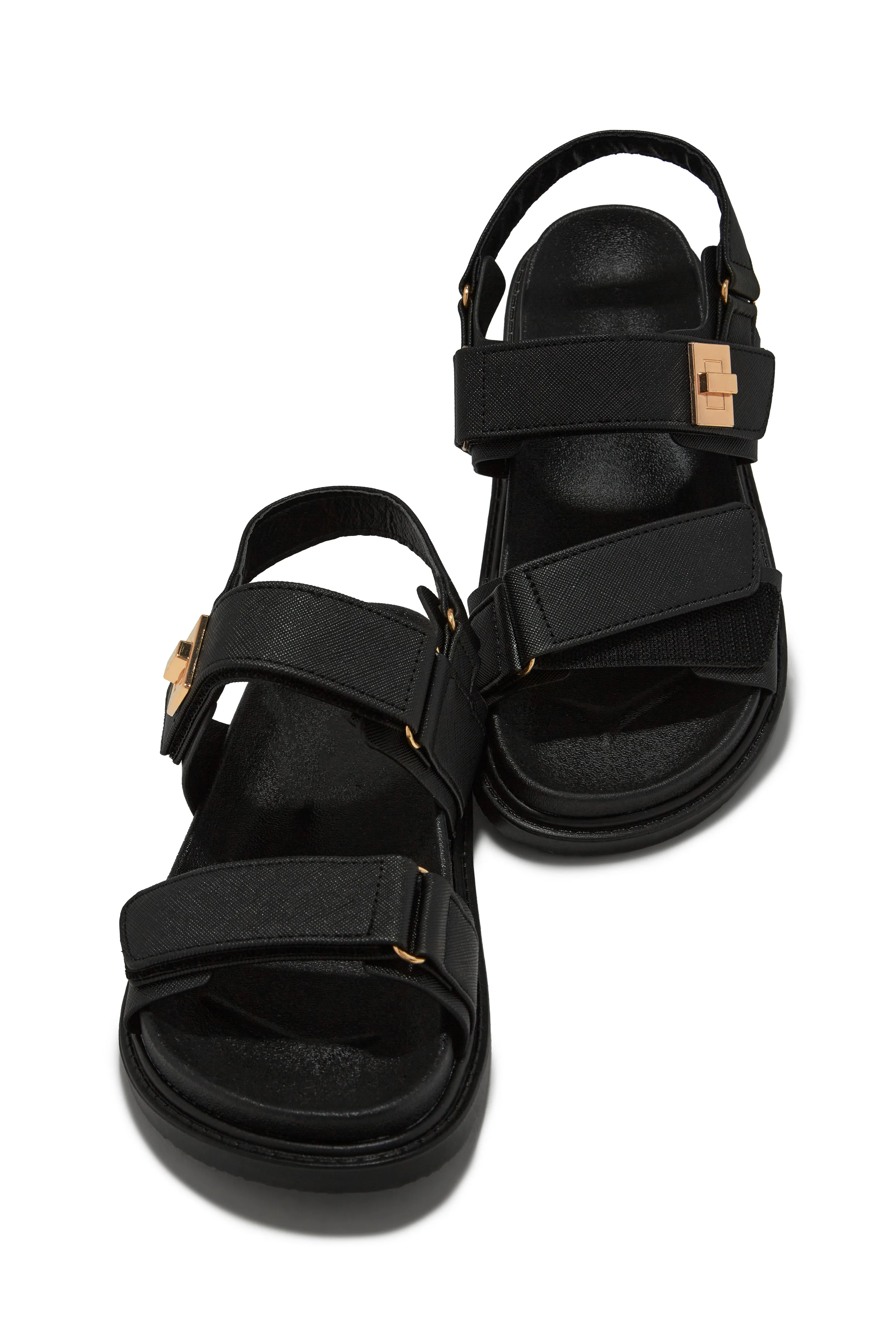 Zaree Chunky Sandals - Black